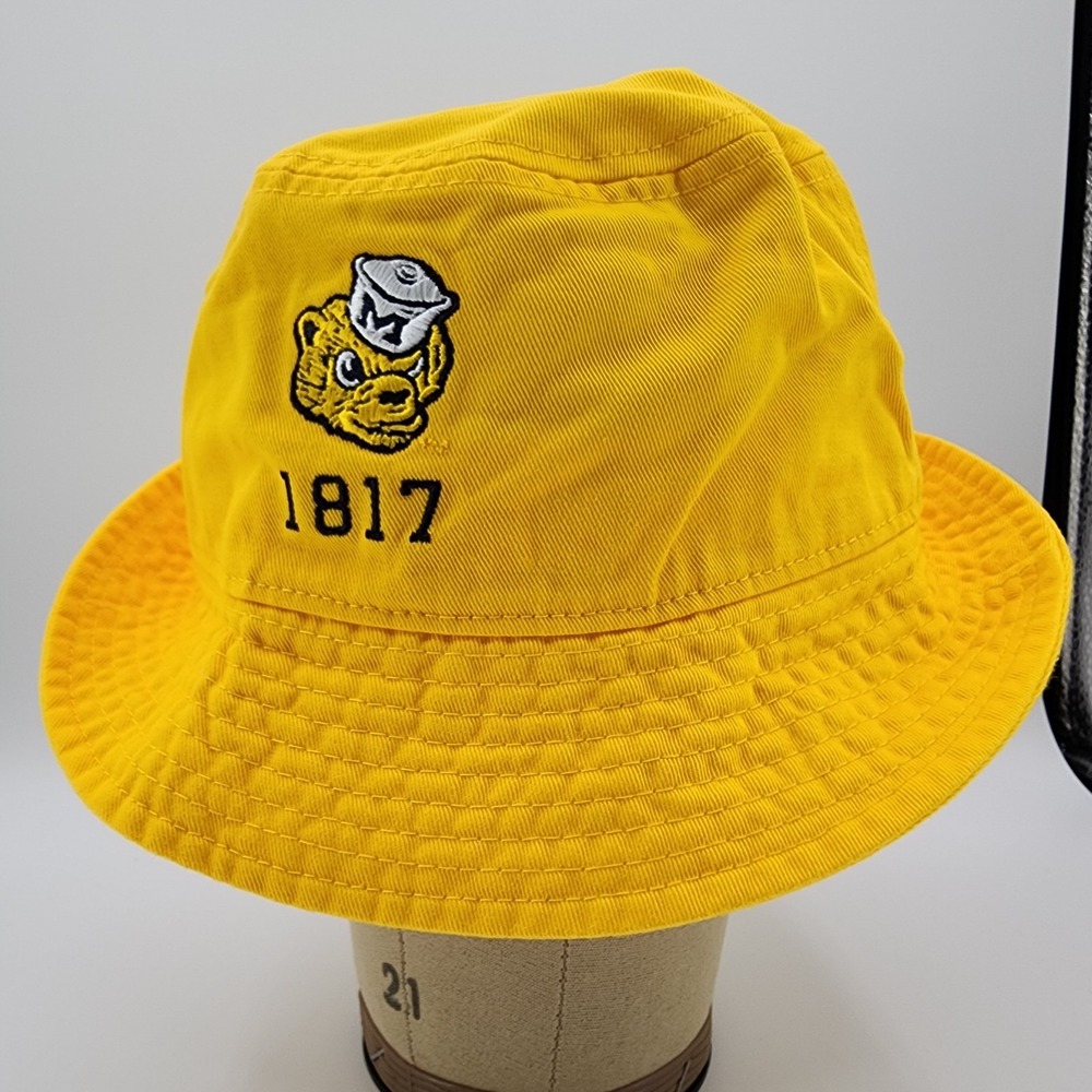 Michigan Wolverines Nike Legacy Apex Bucket Hat Mens Sz Medium College Gold NEW - Picture 2 of 11